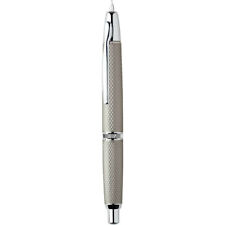 MAJOHN A1 Metal Fountain Pen Grid Striped Press Retractable EF Nib ink Pen 2023 picture
