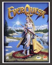 Everquest (The Original) PC Game 1998 Big Box Promo Ad Wall Art Print Poster picture