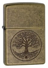 Zippo 29149, Tree of Life, Classic Antique Brass Finish Lighter picture
