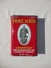 Vintage Prince Albert Crimp Cut Tobacco Tin 1.5 oz EMPTY Varying Good Cond picture