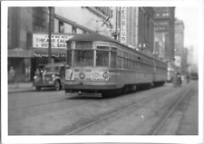Downtown Cleveland Railway Rosenblums Mall Theater Streetcar 1950s Vintage Photo picture