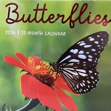 2024 Blossoms Butterflies 12 Month Wall Calendars 2pk 12