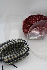 VTG 1990-2000s Longaberger Cloth and Plastic Basket Liners - Style CHOICE picture