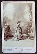 [Little People] c.1884 Cabinet Size Photograph of Rosie Wolff By Chas. Eisenmann picture