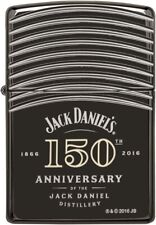Zippo Jack Daniel's 150 Anniversary Armor Black Ice 29189 Deep Carved picture