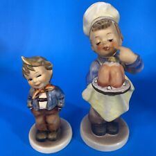 VTG Hummel Goebel figurines Baker And Spitzbub Scamp.  Pre Owned. B6 picture