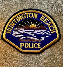 Vintage California CA Huntington Beach Police Patch Excellent Condition ~ Unused picture