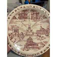 Vintage Indianapolis Commemorative Decorative Plate Indy 500 picture