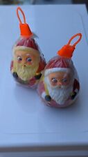Set Of 2 Vintage Santa Musical Roly-Poly - Kiddie Products NEW picture