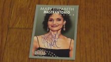 Mary Elizabeth Mastrantonio Autographed Hand Signed Card The Abyss Robin Hood picture