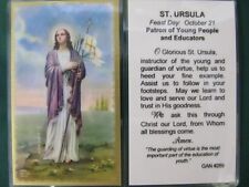 St. Ursula Prayer Card picture