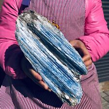11LB Rare Natural beautiful Blue KYANITE With Quartz Crystal Specimen Rough picture