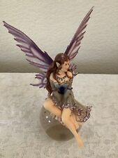 Amy Brown Fairy On Glass Ball Munro picture