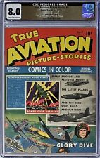 True Aviation Picture Stories #5 CGC 8.0 1943 Davis Crippen 