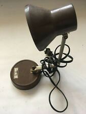 Vintage Underwriters Lab inc Brown adjustable Lamp Office Light portable picture
