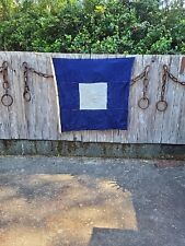  US NAVY SIGNAL FLAG WW2 SHIP Measures Approx 55 X 48  