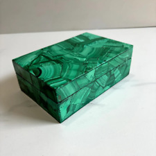 Malachite box Malachite Jewelry box rings gemstone stone box crystal box gifts picture
