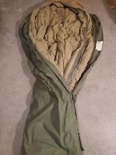 Vintage US Military M1949 Feather Down Mummy Sleeping Bag Arctic Vietnam Large picture