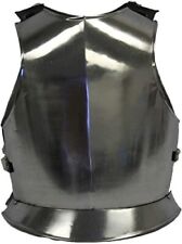 Men's Medieval Steel Chest Plate Armor One Size Fits Most Metallic picture