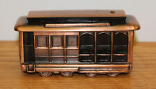 Vintage Banthrico Coppertone Trolley Car/Streetcar Coin Bank - 1974 - Chicago picture