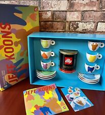 Jeff Koons ILLY Collection 2001 Espresso Cups Original Packaging Complete Set picture