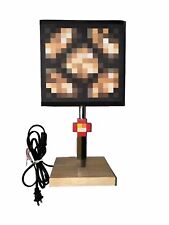 Minecraft table lamp  2019 Mojang Glowstone Gamer Decoration, Bedroom Office picture