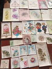 Beautiful Vintage Wedding Card Lot- 38 Total, W Smalls, Used  picture