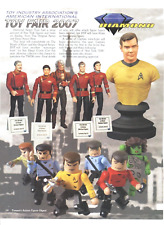 2007 Action Figures PRINT AD Star Trek Khan Scotty Sulu McCoy & TOS Mini-Mates picture