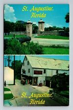 St Augustine FL-Florida, Views, Oldest Store Museum Vintage Souvenir Postcard picture