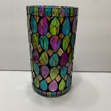 Pier 1 Mosaic Vase 5.5” Tall 3” Wide picture
