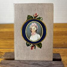 Colonial Lady Cameo With Pearls Design Single Swap Playing Card 3 Diamonds picture