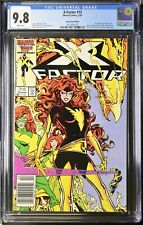 X-Factor #13 CGC 9.8 *NEWSSTAND Variant* Marvel Girl Phoenix Simonson Cover 1987 picture