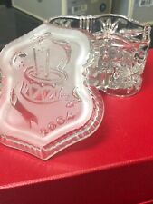 Waterford Crystal Christmas Music Box ~ 2004 Little Drummer Boy ~ Original Box picture