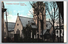 York PA Pennsylvania - Protestant Episcopal Church - Postcard - circa 1905 picture