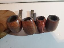 Lot Of 4 Vintage Estate Pipes W/holder picture