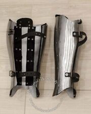 Medieval Legs Protection pair of Greaves Larp SCA Steel knight Greaves armour picture