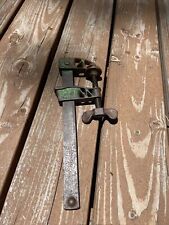 Antique Clamp CT Co No 498A Heavy Duty Cast Iron Clamp, Made in USA picture