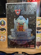 POOHNOS RISING GLITTER MARVEL BABIES HOMAGE 11/15 SIGNED BY DAVIS RIDER w/ COA picture