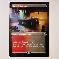 Magic The Gathering Mtg Sacred Foundry Foil Borderless Cluedo Excellent picture