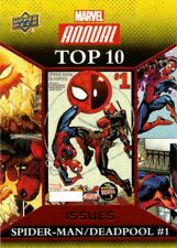 2016 Upper Deck Marvel Annual Top 10 Issues Spider-Man vs Deadpool Red picture