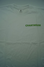 CHARTREUSE VERTE HERBAL LIQUOR 1 WHITE T-SHIRT L UNISEX GOODIES BRAND NEW FRANCE picture