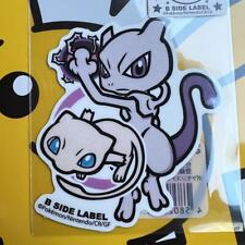 Pokemon Sticker B-Side Label Mew Mewtwo From Japan picture