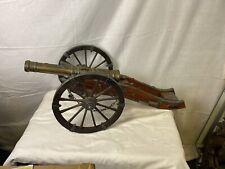 Denix 1/10 French 1700 Louis XIV Field Cannon 29” Long 17” Barrel Wood & Brass picture