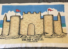Vintage Trump Castle Casino Resort Atlantic City Beach Towel Made in USA picture