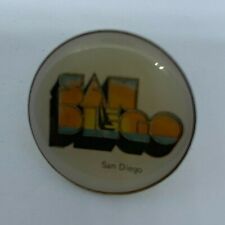 Vintage San Diego California Pin Souvenir Travel Tourist Button Sailboat Beach picture