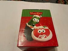 Vintage Veggie Tales A Very Merry Christmas Snow Globe Snowboardin' Larry 1999 picture
