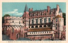 Amboise Le Chateau Monument Historique Bati Par Charles VIII Vintage Postcard picture