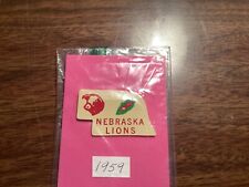 Lions Club Pins - Nebraska 1959 Plastic picture