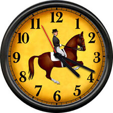 Horse Equestrian English Dressage Jacket Rider Costume Hunt Club Wall Clock picture
