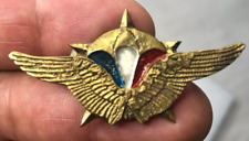 French Army Paratrooper Badge 1st Parachute Chasseur Regiment R.C.P. Est. 1937 picture